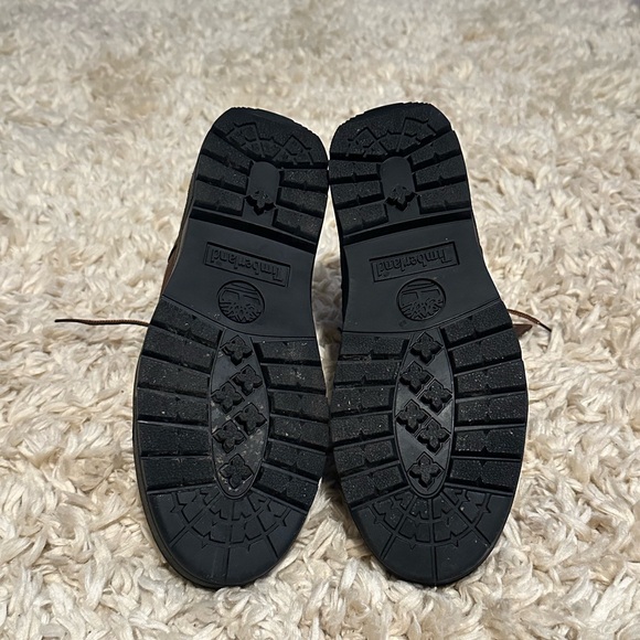 Timberland Men’s Waterproof Field Boots TB0A18A6 Sz 9 Dark Brown Green - Picture 6 of 7